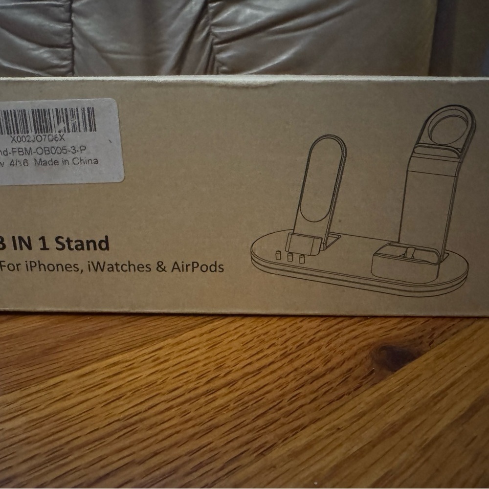 3-in-1 Charging Stand for iPhone, Apple Watch, and AirPods Brand New in Box